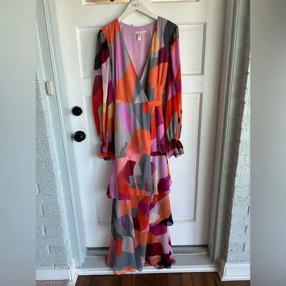 NWT Anthropologie Hutch Long-Sleeve V-Neck Wrap Maxi Dress NWT Anthropologie Hutch Long-Sleeve V-Neck Wrap Maxi Dress